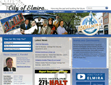 Tablet Screenshot of cityofelmira.net